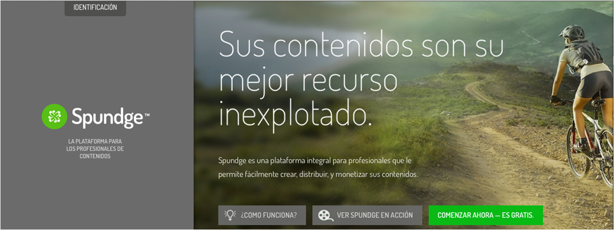 imagen de la página de spundge